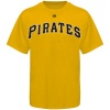 MLB Majestic Pittsburgh Pirates Wordmark T-Shirt - Gold