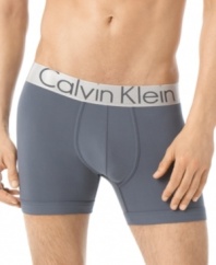 Slip into a pair of these stylish boxer briefs for durable, form-fitting support when you need it most.