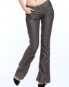 Stitch's Women's 5-Pocket Bootcut Flare Thin Corduroy Jeans