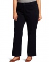 Dockers Women's Plus Size Hello Smooth Continental Khaki Pant, Dockers Navy, 16 Medium