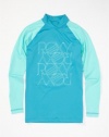 Roxy - Girls High Light Ls Long Sleeve Surf T-Shirt, Size: 16g, Color: Turquoise