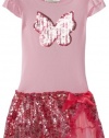 Beautees Girls 2-6x Tutu With Sequin Skirt, Sweet Pink, 6
