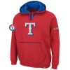 MLB Texas Rangers True Leader Hooded Fleece Jacket, Red/Royal