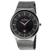 Skagen Men's 234XXLT Carbon Fiber Dial Titanium Mesh Watch Watch