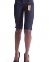 J Brand Women 'J GIRL' Low Rise Trouser Bermuda Stretch Shorts 71412 IND - Medium