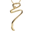 CleverEve Luxury Series 14K Yellow Gold Fashion Pendant Necklace w/ 18 Snake Chain