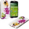 myLife (TM) Colorful Tropical Flower Chain Series (2 Piece Snap On) Hardshell Plates Case for the Samsung Galaxy S4 Fits Models: I9500, I9505, SPH-L720, Galaxy S IV, SGH-I337, SCH-I545, SGH-M919, SCH-R970 and Galaxy S4 LTE-A Touch Phone (Clip Fitted Fro