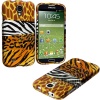 myLife (TM) Mixed Wild Animal Print Series (2 Piece Snap On) Hardshell Plates Case for the Samsung Galaxy S4 Fits Models: I9500, I9505, SPH-L720, Galaxy S IV, SGH-I337, SCH-I545, SGH-M919, SCH-R970 and Galaxy S4 LTE-A Touch Phone (Clip Fitted Front and 