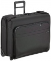 Briggs & Riley @ Baseline Luggage Baseline Deluxe Wheeled Garment Bag, Black, Small