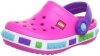 Crocs 12080 CB LEGO Clog (Toddler/Little Kid),Neon Magenta/ Neon Purple,10 M US Toddler