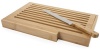 Core Bamboo Bread Board with Bread Knife, Natural, Large