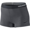NIKE Women's Dri-FIT Pro Core 2.5 Compression Shorts (Large, Heather Grey)