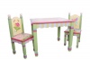 Teamson Kids Girls Table and Chairs Set - Magic Garden Room Collection