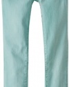 Freestyle Revolution Girls 7-16 Icy Snow Wash Jegging, Cool Mint, 12