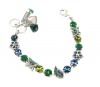 Mariana Spirit of Design Antigue Silver Plated Emerald City Collection Swarovski Crystal Statement Necklace