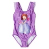 Disney Princess Sofia Girls One Piece Swimsuit-Purple (XS-4)
