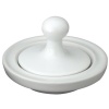HIC Porcelain Flying Saucer Mortar and Pestle, White