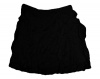INC International Concepts Women's Black Ruffle Casual Stretch Skirt
