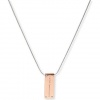 Marc Jacobs Rose Gold Id Pendant Necklace M0001113