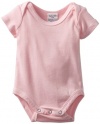 Splendid Littles Unisex-Baby  Always Solid Bodysuit, Pink Ribbon, 12-18 Months
