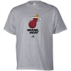 Adidas Miami Heat Grey Primary Logo T-shirt