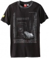 Puma Ferrari Kid's Graphic T-Shirt, Black, 6