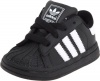 adidas Originals Superstar 2 Sneaker (Infant/Toddler),Black1/Running White/Running White,5.5 M US Toddler