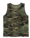 Rothco Tank Top in Vintage Woodland Camo