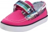 Polo by Ralph Lauren Sander EZ Sneaker (Toddler/Little Kid),Hot Pink/Pink Plaid Canvas,5.5 M US Toddler