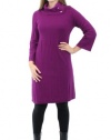 Style & Co. Women's 3/4 Sleeve Ribbed Sweater Dress