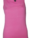Lauren Ralph Lauren Women`s Petite Cotton Mercerized Tank Top Pink
