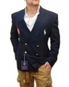 Polo Ralph Lauren Men Limited Wool Olympic Blazer Sport Coat Jacket USA Navy 42S