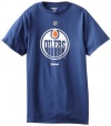 NHL Edmonton Oilers Primary Logo T-Shirt, X-Large,Dark Blue