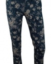 Ralph Lauren Women's Petite LRL Jeans Co Modern Straight Floral Print Jeans Pants