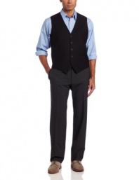 Perry Ellis Men's Big-Tall P V Solid Vest