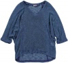 Splendid Girls' Beachglass Loose Knit Top + Cami - Blue - 10