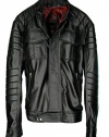 DashX MILWAUKEE Lambskin Leather Jacket Black