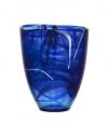 Kosta Boda Contrast Vase, Blue Large