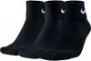 Nike Cotton Cushion Quarter Socks Black/White (3 Pack)