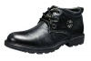 Wood LinSen Daily Leisure Men's Fashion Business Abrasion Resistant Leather Shoes British Wind(10D(M)US,black)