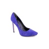 Rachel Roy Gardner Womens Size 7.5 Blue Suede Pumps Heels Shoes