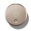 August ASL-3 Smart Lock Bluetooth Enabled for iPhone and Android, Champagne
