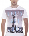 Retreez Vintage Let's Get Lost Lighthouse Graphic Printed T-shirt