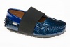Venettini Girls 55-LILY Leather Blue Mocassins 36 (US 6 Youth)