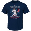 Boston Red Sox Pedro Martinez Cooperstown Hall Of Fame Stats T-Shirt