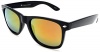 Unisex Polarized Mirror Wayfarer Sunglasses - MIB Style Mambo Shades