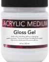 Art Advantage 8-Ounce Acrylic Gloss Gel. Medium