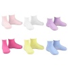 Naartjie Girls Cotton Short Crew Socks 6-Pack (Assorted)
