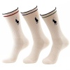 Polo Ralph Lauren Men's 3-Pairs White/Ass Crew Socks Sz 10-13 Fits Shoe 6-12.5