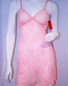 Josie Natori Lace Floral Slip Dress, Magnolia, Xs